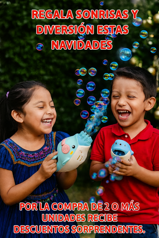 Delfín Mágico de Burbujas™ — La diversión que hará brillar los momentos de tus pequeños