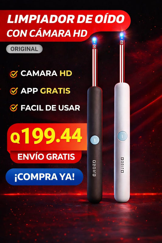 Limpiador de Oído con Cámara HD