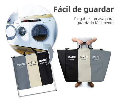 Cesta Plegable Para Ropa Sucia Multifunción 3 EN 1