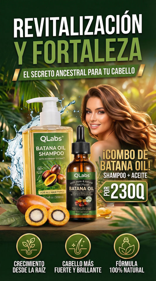 Batana Root Revival™ – Combo Shampoo + Aceite